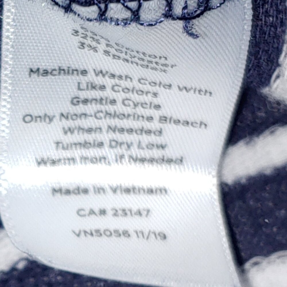 Talbots Multi-Color Stripe Midi Shift Dress Size … - image 3